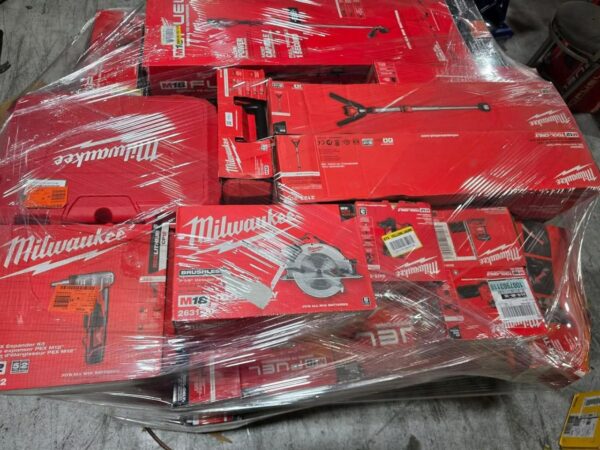 Pallets Milwaukee tools