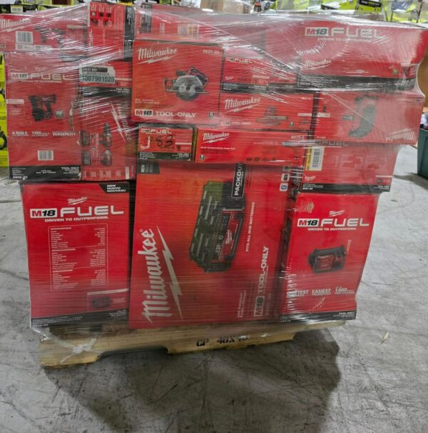 Pallets Milwaukee tools